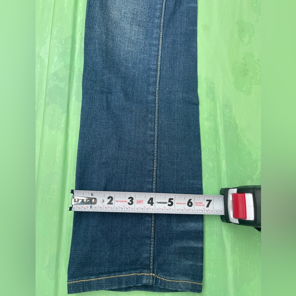 LOW RISE VINTAGE Women’s Blue Denim Jeans - Classic Bootcut SIZE 1 - Picture 7 of 15